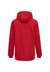 Kurtka do piłki nożnej dla dzieci Hummel Authenctic All-Weather. Kolor: czerwony, różowy, biały, wielokolorowy. Sport: fitness, piłka ręczna