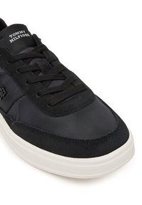 TOMMY HILFIGER - Tommy Hilfiger Sneakersy Th Heritage Nylon Sneaker FW0FW09405 Czarny. Kolor: czarny. Materiał: zamsz, skóra #3