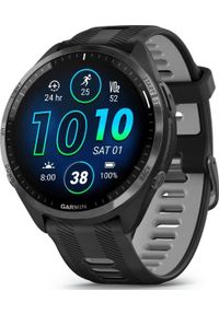 GARMIN - Zegarek sportowy Garmin Smartwatch sportowy Garmin Forerunner 965 Czarny Szary Tytan DLC 010-02809-10. Rodzaj zegarka: smartwatch. Kolor: czarny, szary, wielokolorowy. Styl: sportowy