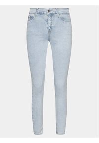 Tommy Jeans Jeansy Nora DW0DW17136 Niebieski Skinny Fit. Kolor: niebieski