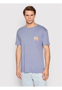 Quiksilver T-Shirt How Are You Feeling EQYZT06687 Niebieski Regular Fit. Kolor: niebieski. Materiał: bawełna