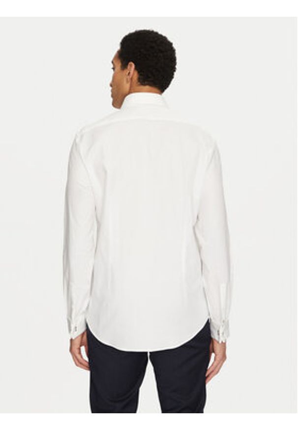 Calvin Klein Koszula K10K107889 Biały Regular Fit. Kolor: biały. Materiał: bawełna