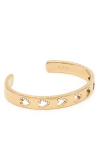 Guess Bransoletka JUBB06 084JW Złoty. Materiał: metalowe. Kolor: złoty #1