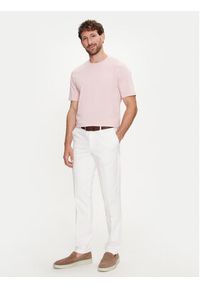 BOSS - Boss T-Shirt Thompson 01 50468347 Różowy Regular Fit. Kolor: różowy. Materiał: bawełna #4