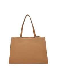 TOMMY HILFIGER - Tommy Hilfiger Torebka Th Her Tote AW0AW17191 Brązowy. Kolor: brązowy. Materiał: skórzane #2