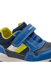 Geox Sneakersy B Rishon B. A B250RA 0BC14 C4502 Niebieski. Kolor: niebieski. Materiał: skóra #4