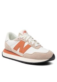 Sneakersy New Balance MS237RB Beżowy. Kolor: beżowy. Materiał: materiał