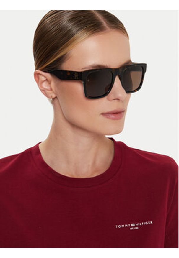 TOMMY HILFIGER - Tommy Hilfiger Okulary przeciwsłoneczne 2118/S 206776 Brązowy. Kolor: brązowy