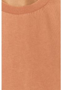 Dr. Denim T-shirt. Kolor: różowy. Materiał: denim. Wzór: gładki #4