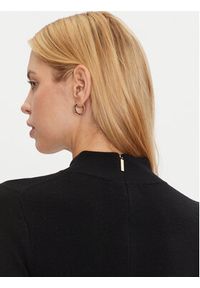 MICHAEL Michael Kors Sukienka dzianinowa MF482Q14VR Czarny Slim Fit. Kolor: czarny. Materiał: wełna #3