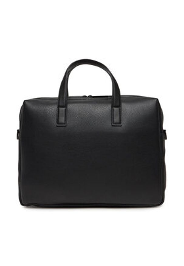 Calvin Klein Torba na laptopa Ck Must Laptop Bag K50K513050 Czarny. Kolor: czarny. Materiał: skóra