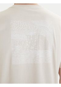 The North Face T-Shirt NSE Box NF0A8GV2 Beżowy Regular Fit. Kolor: beżowy. Materiał: syntetyk #2