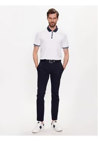 Pierre Cardin Polo 20714/000/2052 Biały Regular Fit. Typ kołnierza: polo. Kolor: biały. Materiał: bawełna #4