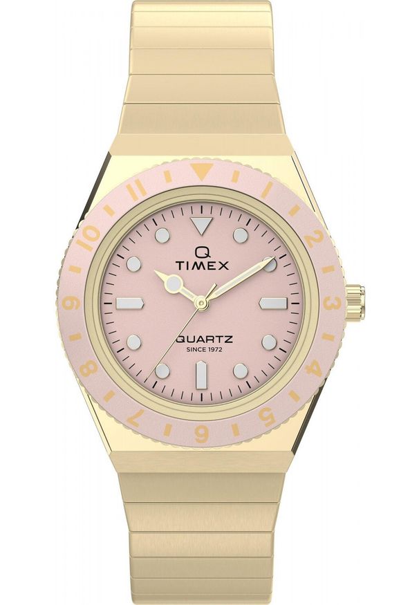 Zegarek Timex Zegarek damski Timex TW2Y57400 złoty. Kolor: złoty