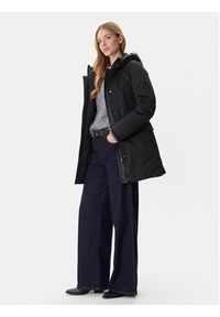 TOMMY HILFIGER - Tommy Hilfiger Parka WW0WW46533 Czarny Relaxed Fit. Kolor: czarny. Materiał: bawełna #4