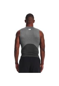 Podkoszulek Under Armour HeatGear Sleeveless, Mężczyźni. Kolor: szary. Materiał: poliester, materiał