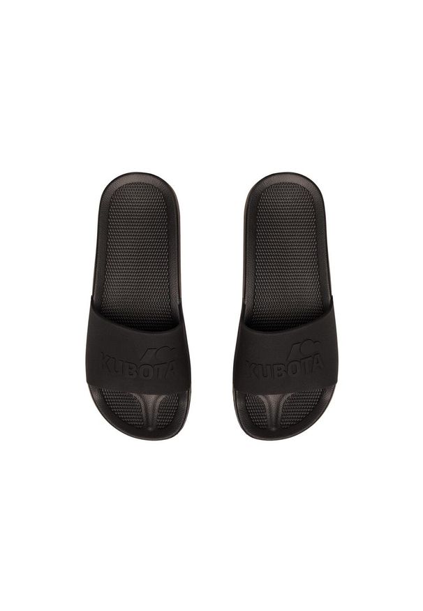 Kubota Klapki Basenowe Basic Plain. Kolor: czarny. Styl: sportowy
