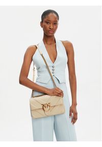 Pinko - PINKO Torebka Love One Classic Light Dc PE 25 PLTT 104549 A26Z Écru. Materiał: skórzane