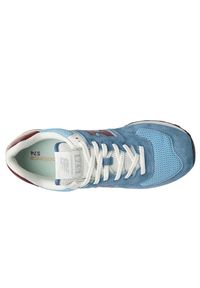 Buty unisex New Balance U574SPR – niebieskie. Kolor: niebieski. Materiał: zamsz, guma, materiał, syntetyk. Szerokość cholewki: normalna. Model: New Balance 574 #4