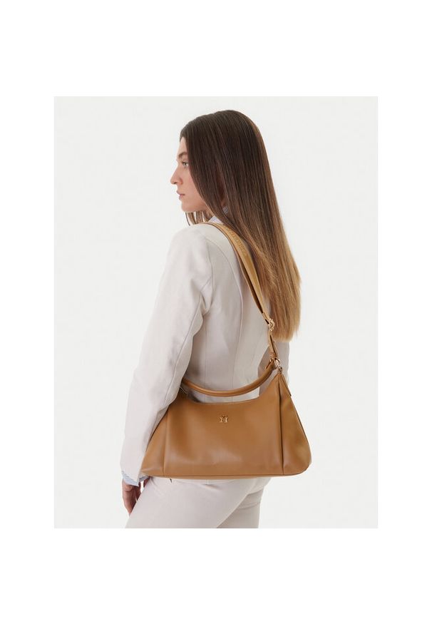 TOMMY HILFIGER - Torebka Tommy Hilfiger. Kolor: brązowy