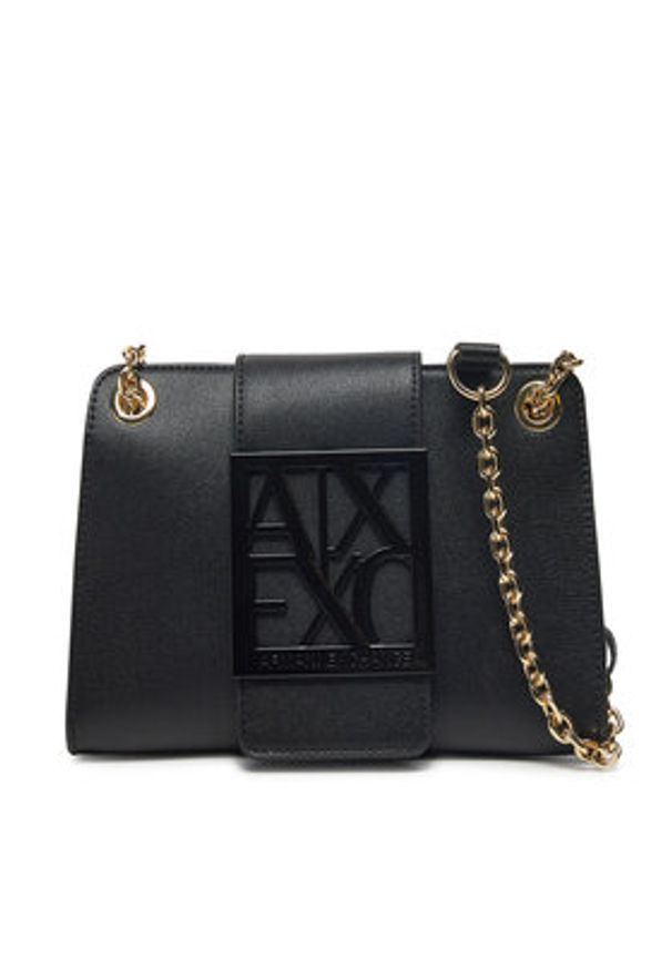 Armani Exchange Torebka XW000281 AF13672 UC001 Czarny. Kolor: czarny. Materiał: skórzane