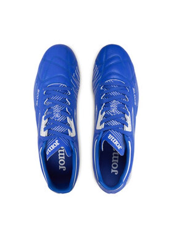 Joma Buty do piłki nożnej Score Firm Ground SCOW2404FG Niebieski. Kolor: niebieski. Materiał: skóra