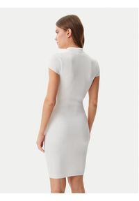 Guess Sukienka dzianinowa W5GK46 Z3L10 Écru Slim Fit. Materiał: wiskoza #3