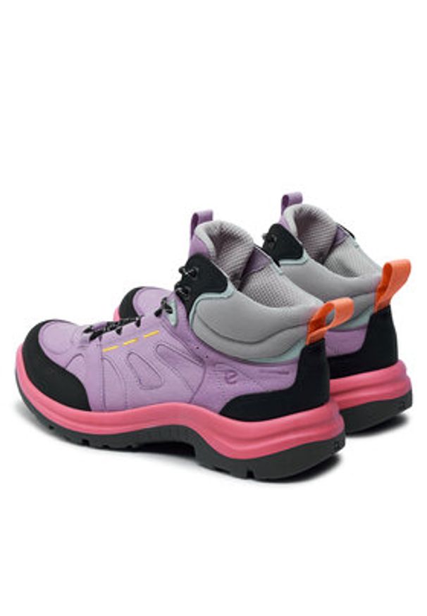 ecco - ECCO Trekkingi Offroad W 82241361015 Kolorowy. Materiał: skóra, nubuk. Wzór: kolorowy