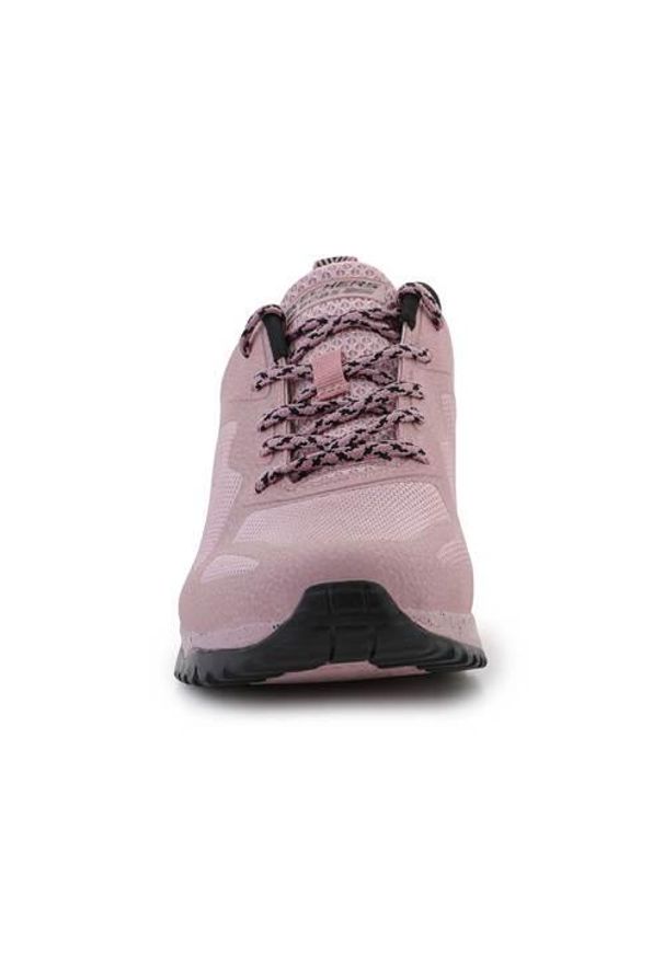 skechers - Buty do chodzenia damskie Skechers Bobs Squad 3 Star Flight. Zapięcie: sznurówki. Kolor: różowy. Materiał: materiał, syntetyk. Szerokość cholewki: normalna. Sport: turystyka piesza