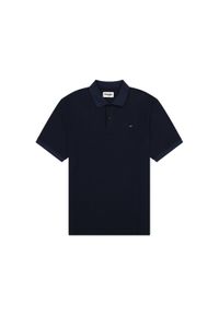 Wrangler - WRANGLER POLO SHIRT MĘSKA KOSZULKA POLO POLÓWKA BLACK IRIS 112350415. Typ kołnierza: polo #4