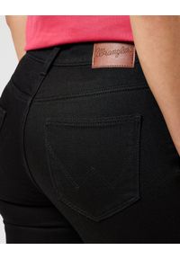 Wrangler - DAMSKIE SPODNIE WRANGLER HIGH SKINNY NOIR 112355388