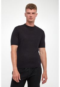 Emporio Armani - T-shirt męski z wełną EMPORIO ARMANI. Materiał: wełna #2