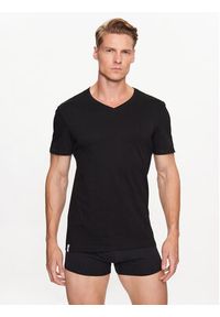 Lacoste Komplet 3 t-shirtów TH3374 Czarny Slim Fit. Kolor: czarny. Materiał: bawełna #2