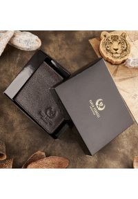 Portfel skórzany PAOLO PERUZZI T-76-BR brązowy. Kolor: brązowy. Materiał: skóra #1