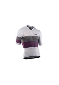 Koszulka rowerowa NORTHWAVE BLADE AIR Jersey. Kolor: fioletowy, szary, wielokolorowy. Materiał: jersey. Sport: kolarstwo