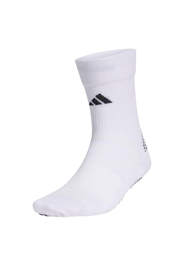 Adidas - Antypoślizgowe piłkarskie skarpety do łydki adidas Performance Light. Kolor: czarny, wielokolorowy, biały. Technologia: ClimaCool (Adidas). Sport: piłka nożna