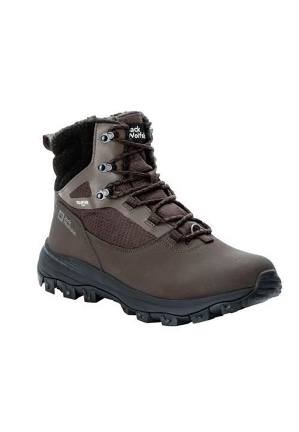 Buty trekkingowe męskie Jack Wolfskin Everquest High Texapore. Wysokość cholewki: za kostkę. Zapięcie: sznurówki. Kolor: wielokolorowy. Materiał: materiał. Szerokość cholewki: normalna