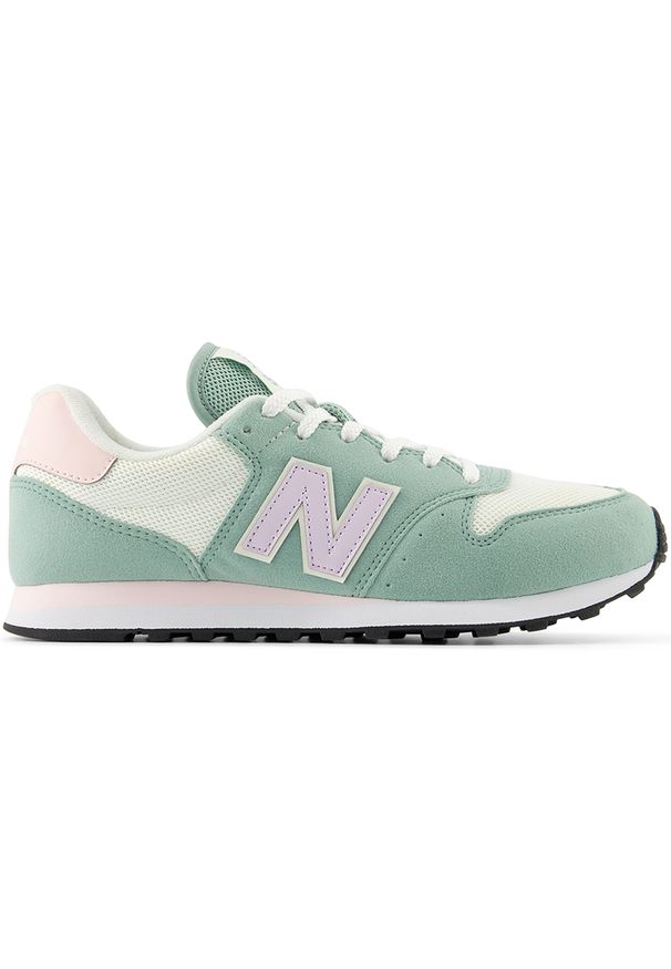 Buty damskie New Balance GW500FF2 - miętowe. Okazja: na co dzień. Kolor: miętowy. Materiał: guma, syntetyk, materiał. Szerokość cholewki: normalna