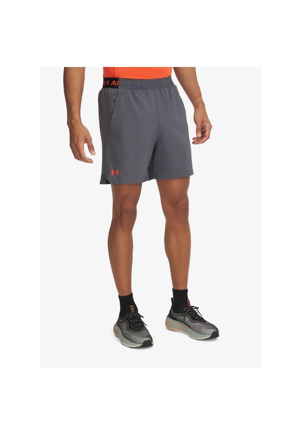 Spodenki męskie Under Armour Vanish Woven 6in Shorts. Kolor: szary. Sport: fitness