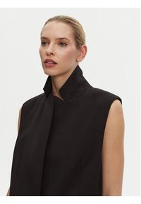 Patrizia Pepe Kamizelka 8S0512/A375-K103 Czarny Regular Fit. Kolor: czarny. Materiał: syntetyk #5
