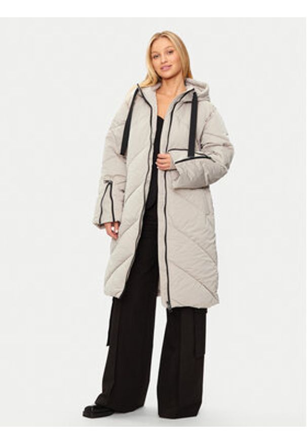 Karen by Simonsen Kurtka zimowa Polly 10104999 Beżowy Regular Fit. Kolor: beżowy. Materiał: syntetyk. Sezon: zima