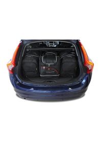 KJUST - Torby Do Bagażnika Volvo V60 Cross Country 2015-2018 4Szt Kjust. Kolor: czarny. Styl: sportowy #1