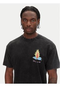 Volcom T-Shirt Bob Moleema 1 A4312553 Czarny Loose Fit. Kolor: czarny. Materiał: bawełna #5