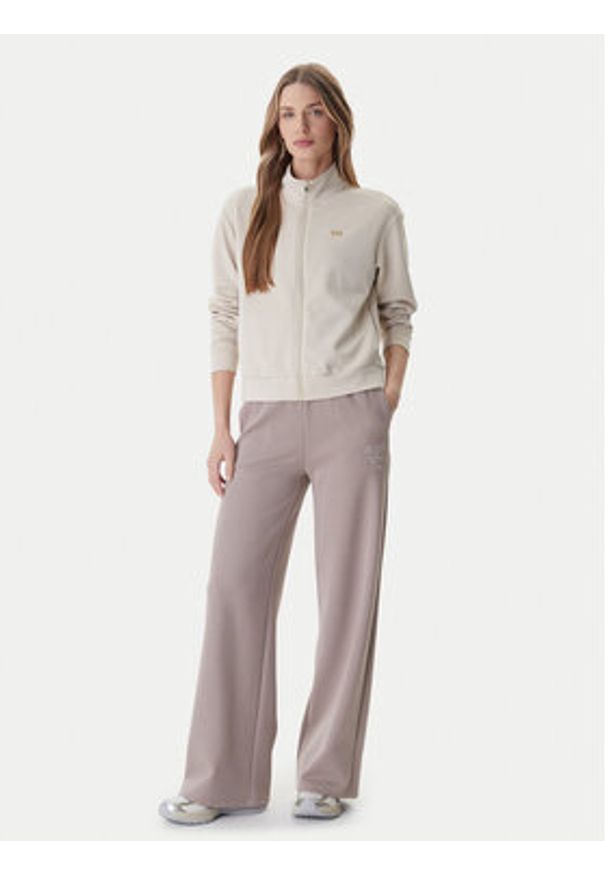 EA7 Emporio Armani Bluza 7W000191 AF12643 Beżowy Regular Fit. Kolor: beżowy. Materiał: syntetyk