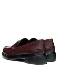 Geox Mokasyny D Walk Pleasure D36TGF 00081 C7011 Bordowy. Kolor: czerwony. Materiał: skóra
