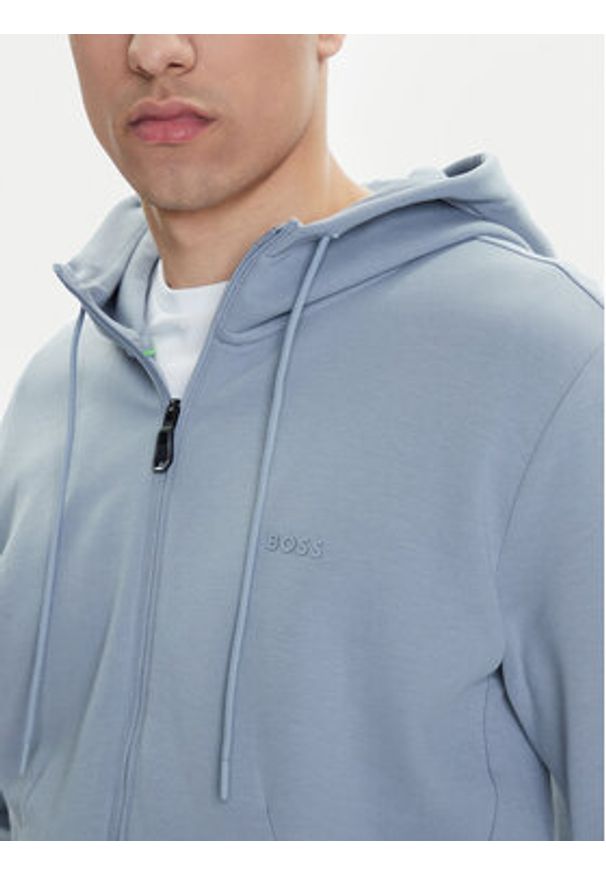 BOSS Bluza Saggy 50506161 Szary Regular Fit. Kolor: szary. Materiał: bawełna