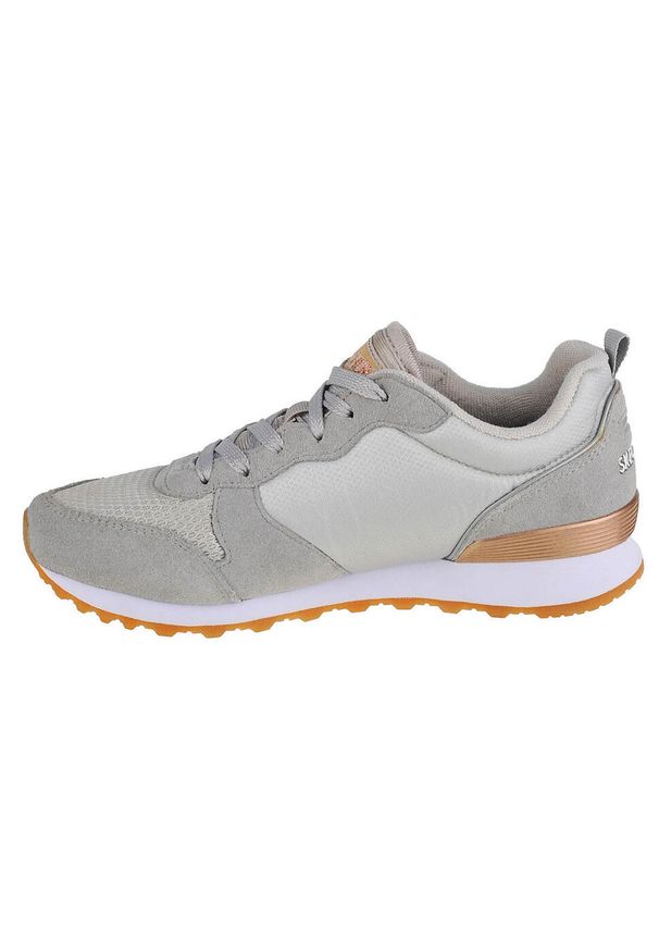 skechers - Buty do chodzenia damskie, Skechers OG 85 Goldn Gurl. Zapięcie: sznurówki. Kolor: wielokolorowy, niebieski, szary. Materiał: materiał, syntetyk, tkanina. Szerokość cholewki: normalna. Sport: turystyka piesza