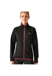 Bluza turystyczna polarowa damska Regatta Ravenhill. Kolor: czarny. Materiał: poliester. Sport: turystyka piesza #1