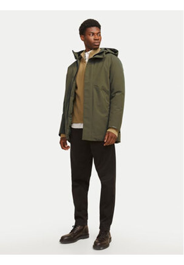 Jack & Jones Parka Keen 12258403 Zielony Regular Fit. Kolor: zielony. Materiał: syntetyk