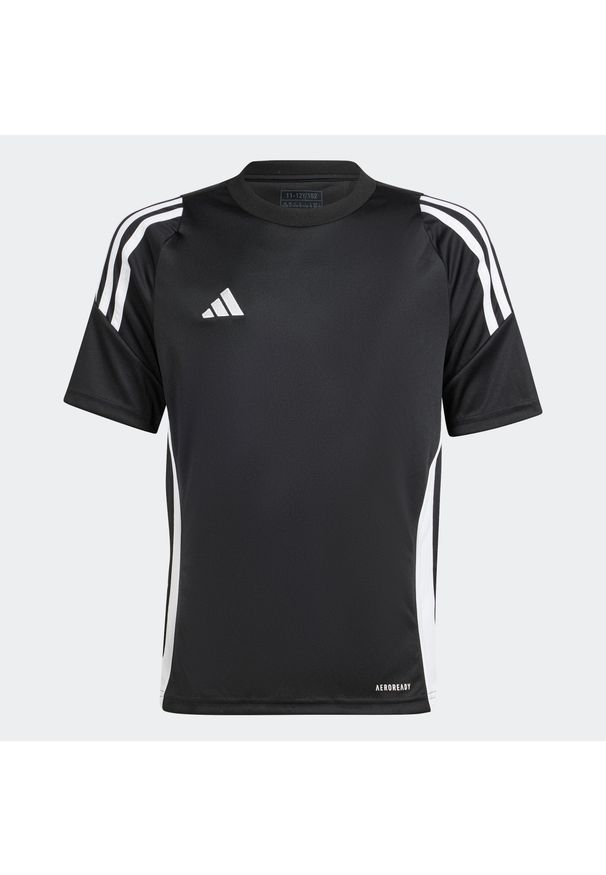 Adidas - Koszulka do piłki nożnej dla dzieci ADIDAS Tiro 24. Kolor: biały, wielokolorowy, czarny